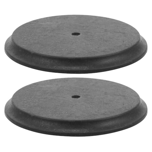 jojofuny Bases Redondas para Lámpara de Escritorio, 2 Piezas Peso de Hierro y Plástico, Superficie Lisa y Compatible, Accesorio para Lámpara de Mesa en Sala de Estar