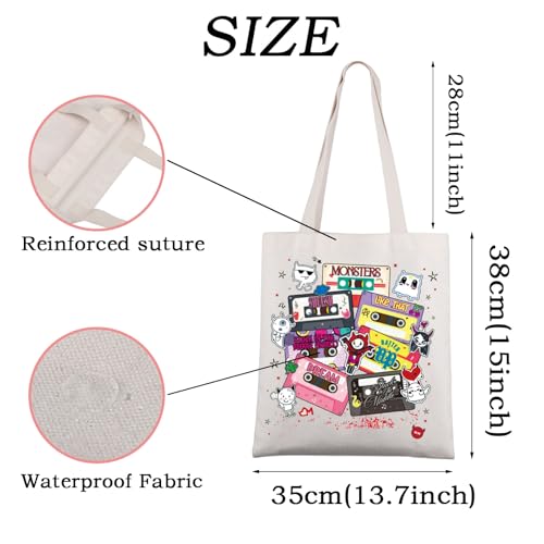 WSNANG Korean Group Gift Korean Group BabyMons7er Tote Bag Batter Up Album Merchandise Music Lover Gift4