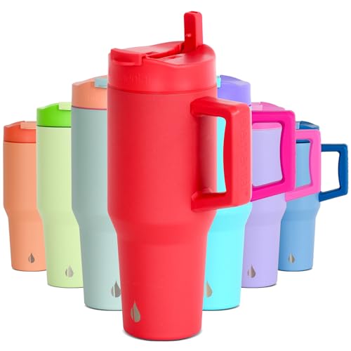 Image of Elemental 100% Leak Proof 32oz Tumbler with Handle & Straw Travel Mug