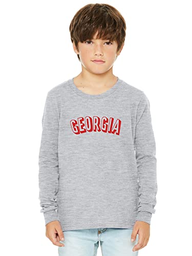 Daxton Youth Long Sleeve Georgia Basic Tshirt