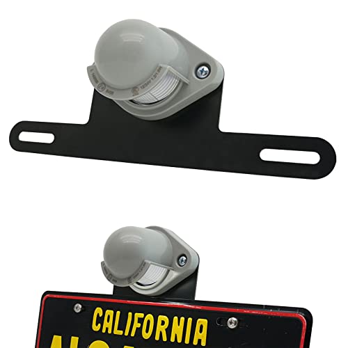 Duntuo Led License Plate Light [+Bracket Mount] Number Plate Lamp Trailer Light Waterproof 12V/24V Dc License Tag Lights For Rv Trucks Utv Atv Trailer Boat Lorry #TOP3