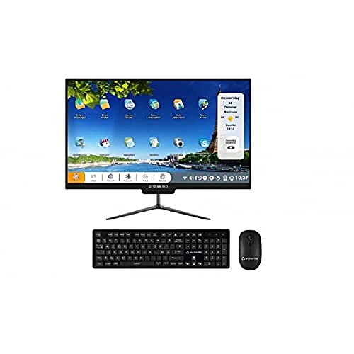 ORDISSIMO - Ordinateur de Bureau Tout-En-Un Clara 2 Idéal Senior - Ordi Fixe Facile à Utiliser - Grand Écran Plat - Interface Intuitive, Clavier Simplifié, Souris...