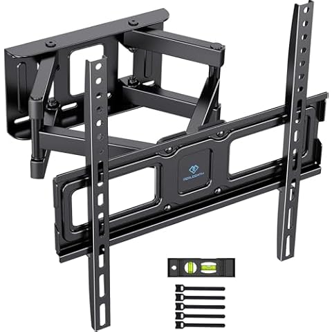 PERLESMITH Swivel Tilt TV Wall Bracket Cover