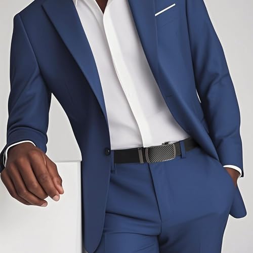 men39s ratchet leather belt - heavy duty adjustable dress amp casual belt