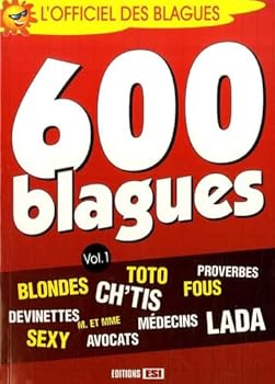 Paperback "l'officiel des blagues ; 600 blagues" [French] Book
