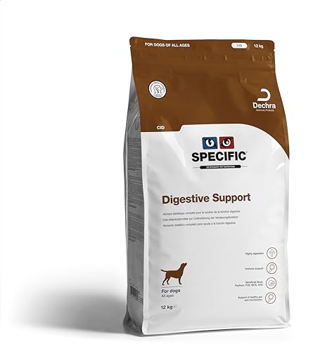 SPECIFIC® Digestive Support (CID) - 12kg - Crocchette per cani di tutte le età - Rafforza la flora intestinale - Basso contenuto di fibre - Arricchito con postbiotici - DECHRA Veterinary Products