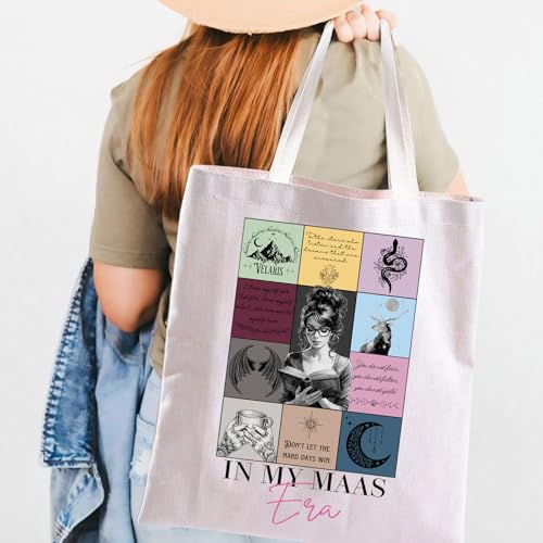 In My Maas Era Tote Bag S-JM Merch ACOTAR Inspired Bookish Gift Velaris The City of Starlight Tote Bag (TB, Mass Era Tote-PY2) - Image 4