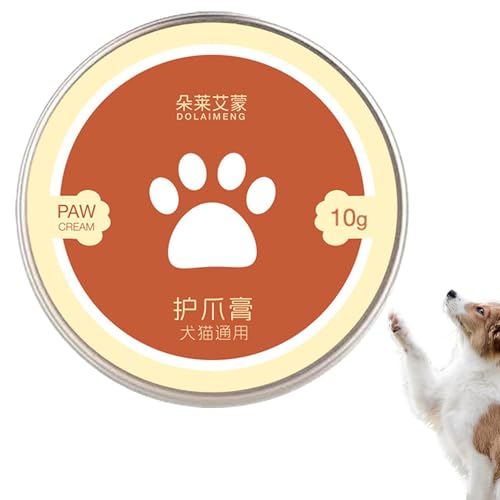 Hlagmix Bálsamo calmante para Patas,Crema hidratante para Patas agrietadas - para Patas de Perro Licksafe para Patas y Nariz secas, loción para Almohadillas para Patas, Protectores de Patas para
