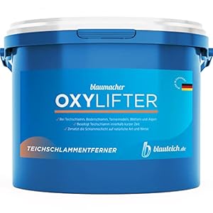 blaumacher OXYLIFTER Teichschlammentferner zur Teich Reinigung von Laub, Teich Schlamm und Ablagerungen (1 kg)