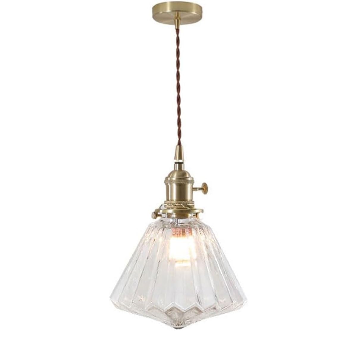 Luces de latón modernas ajustables para renovar techos altos 8