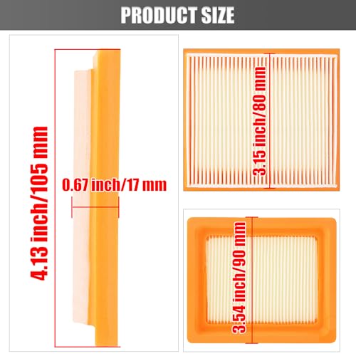 SOAJEE 5 Pack 14 083 15-S Air Filter Compatible with Kohler XT650 XT675 XT6.5 XT6.75 Engine Toro 20370 20371 Lawn Mower Poulan Toro Lawn Boy Craftsman Huskee 14-083-15-S1 14 083 16-S 14-083-16-S1 by SOAJEE - Used condition - Image 2