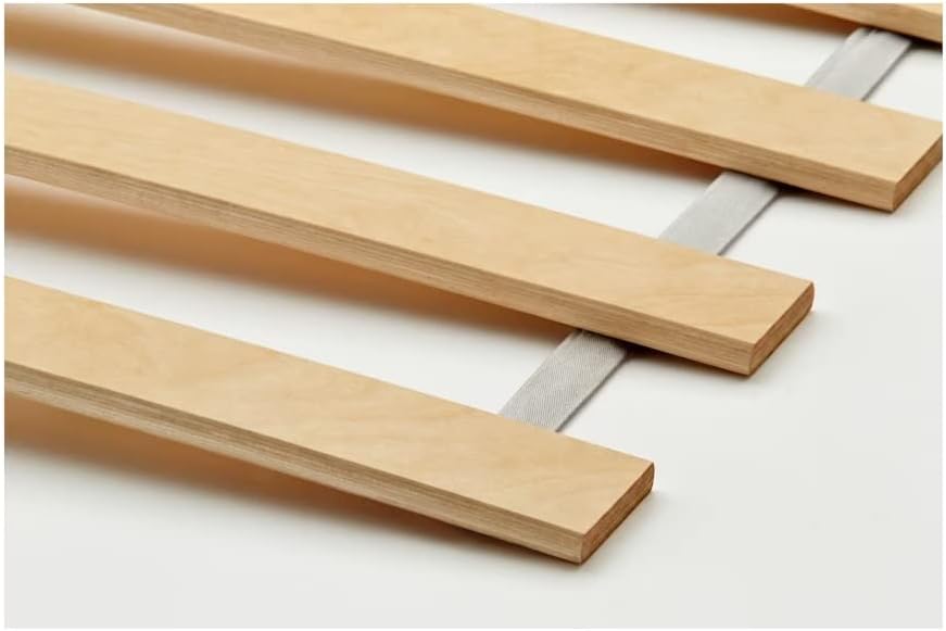 Miniatura 2 de LURY - Base de cama con listones para cama matrimonial, tamaño doblematrimonial, base de metal para cama matrimonial