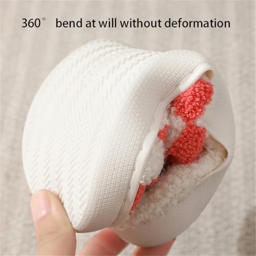 Plush Slippers for Women Checkered, Men Slippers Indoor Outdoor Anti-Slip Slippers for Men Warm Plush4