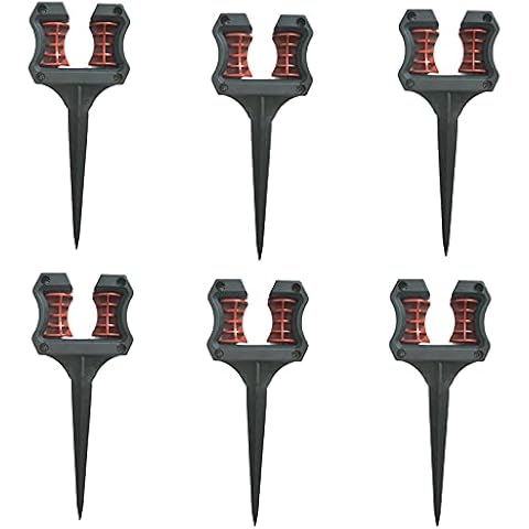 LongJiang Garden Hose Holder Guide Tube Rack Pin Irrigation Accessories Shelf Supplies Durable Gardening Portable Water Pipe Supports, 6pcs Cover