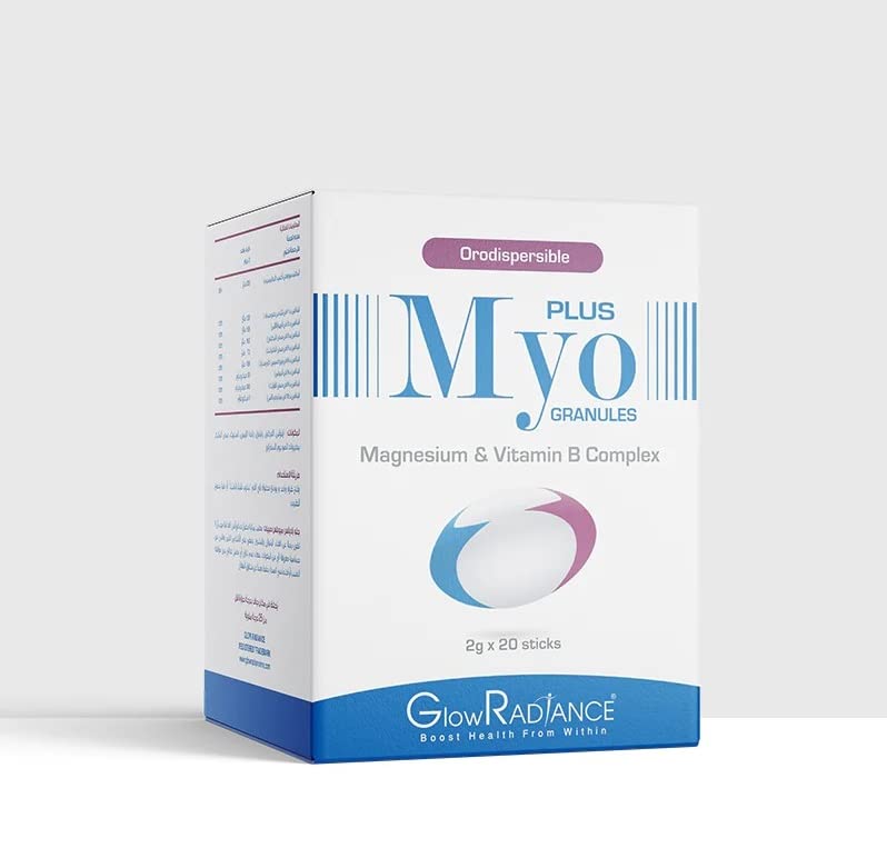 Buy Glow Radiance Myo Plus Granules Magnesium & B Complex (2g Sticks,20