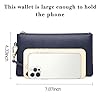 SENDEFN Pochette Femme, Portefeuille Pochette Femme en Cuir avec Blocage RFID, Sac a Main et Clutches Femme avec Bracelet et Poche Zippée pour la Monnaie #3