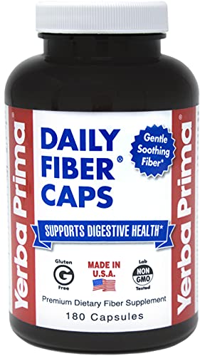 Yerba Prima Daily Fiber Caps - 180 Capsules