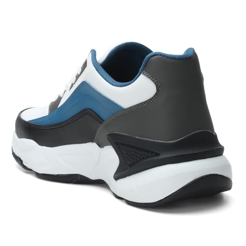 Image of FIELD CARE Fusion Casual Athletic Chunky Stylish Outsole Comfort Lace-Up Sneakers.