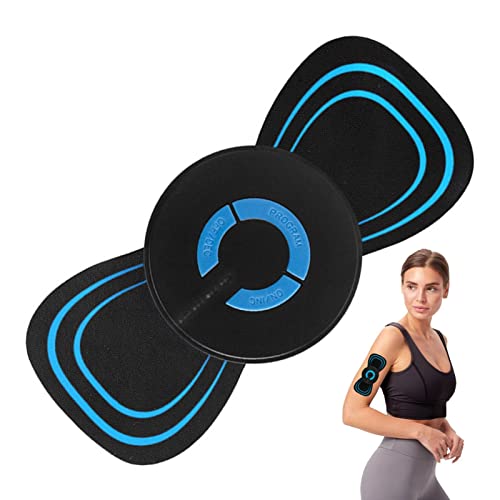 Genevieve Appareil de Massage EMS à -Courant | Appareil Portable de Massage des Seins pour Le Dos - Masseur de Points d'bioélectrique EMS à 6 Modes Masseur de Cou électrique EMS pour Bras Mollets
