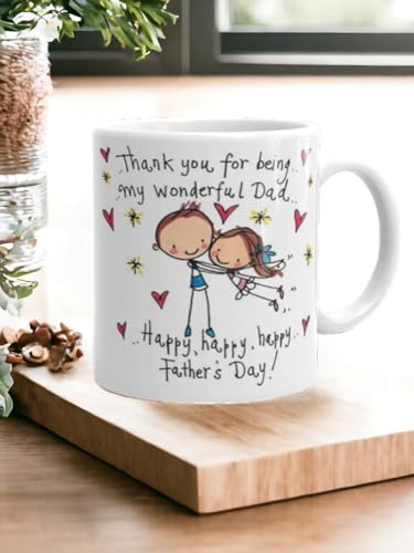 Image of Better Gift Flowers Happy Father's Day with Message Mug, Round Shaped Multicolor Themed Coffee Mugs, Mug for Gifting, Gifting Items for Family, Friends & Closed Ones