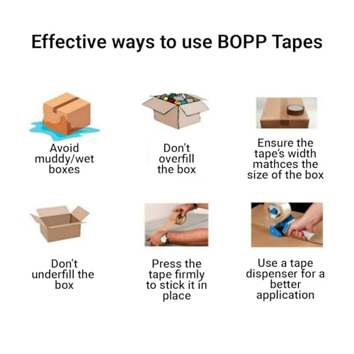 Image of Indipac Brown Cello Tape 2 Inch 65m Roll BOPP - Heavy Duty Sealing Tape for Carton Box Packing, Warehouse, Industrial, Office & Ecommerce Packaging (Pack of 2)
