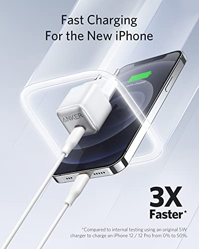 Anker 511 Charger (Nano Pro) 20W PIQ 3.0 lader, USB-C voeding, compatibel met iPhone 13/13 Mini/13 Pro/13 Pro Max/12… - Image 3