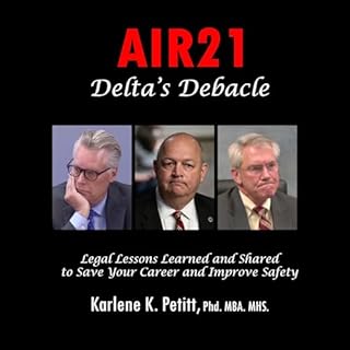 Air21 Delta's Debacle Audiolibro Por Karlene Petitt arte de portada