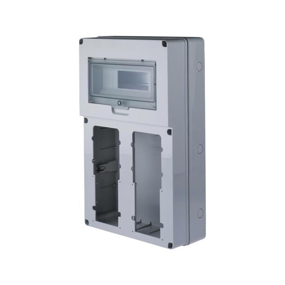 Quadro vuoto, 320x510x135mm, 16 moduli, 2 prese interbloccate, compatibile con prese serie 16 - Rosi 18.3016