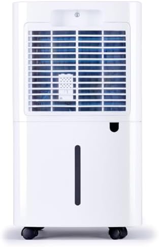 Devola dehumidifier placed near laundry drying rack