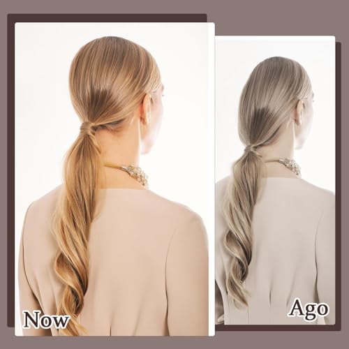 Hair Bumps for Volume Insert, Hair Sponge for Updo - Hair Mesh Filling Padding for Women - Bobby Pins - U Shape Hair Pin, Comb and Plastic Clips, Brown - Thumbnail 5