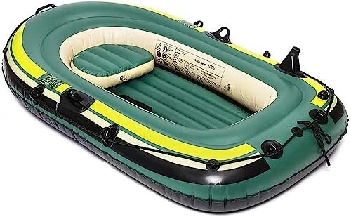 ELzEy Kayak Inflable Doble Bote de plástico Kayak Bote de Pesca Bote Inflable Bote de Goma Espesado 188X108cm
