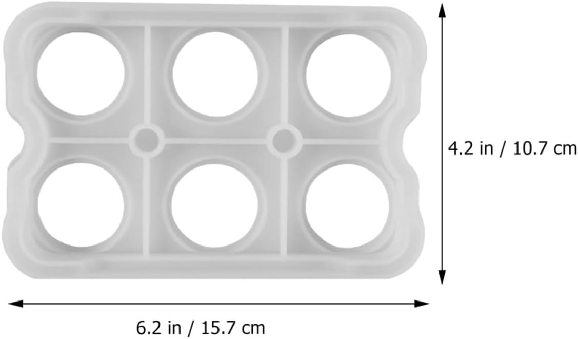 DIY Silicone Mold Egg Storage Rack for Resin Epoxy Crafts, Easy to Use and Store, White Silicone Material for DIY Crystal Egg Holder Kitchen Storage image 2