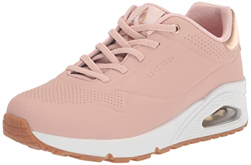 Image of Skechers Women's Uno - Shimmer Away Wedge Slip-On Fashion Sneakers, Blsh, 6