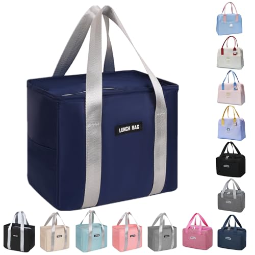 WUWYOUWL Lunch Bag, Cute Carton Insulated Lunch Box