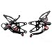 Compatible with S1000RR 2009-2014 S1000R 2013-2016 Motorbike Rearsets Foot pegs Rear sets Footrest Brake Shift Adjustable
