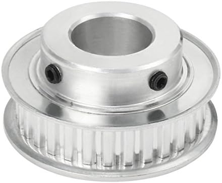uxcell Aluminum 30 Teeth 16mm Bore 5.08mm Timing Belt Pulley for 10mm Belt