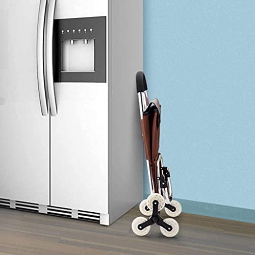 WEDF Klappbarer Einkaufswagen, Treppensteiger, Einkaufstrolley, Klappbarer Treppensteiger, Einkaufswagen, Leichter… – Bild 3