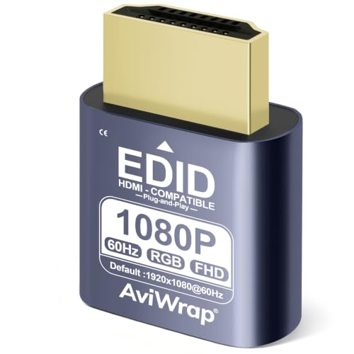 Adaptador HDMI Dummy Plug AviWrap AviWrapA03 miniatura 1