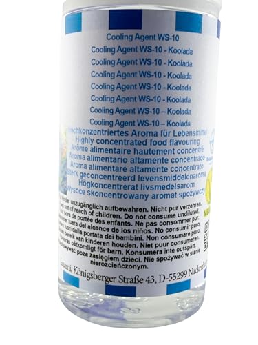 Cooling Agent WS-10 Sasami 100 ml pour arôme concentré - 6