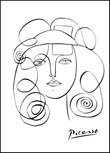 Affiche de Pablo Picasso Tête de femme pour inspirer l'élégance artistique chez soi