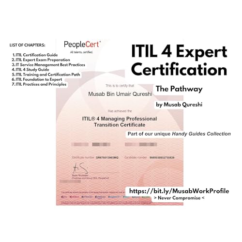 ITIL Expert Certification - The Pathway Audiolibro Por Musab Qureshi arte de portada