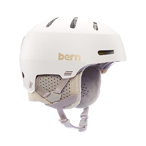 Bern Macon 2.0 MIPS Winter Helmet - Matte White - Matte White S