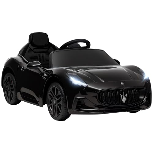 Qaba 12V Kids Electric Car, Maserati Gran Turismo Licensed Ride
