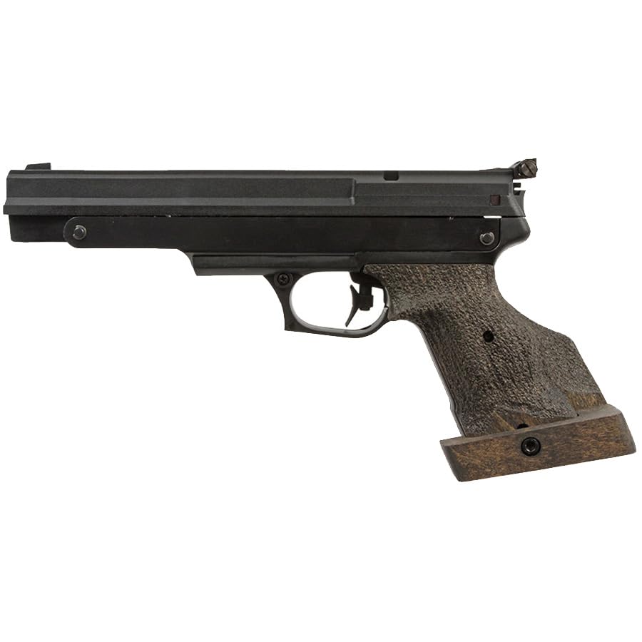 Pack de Pistola Aire comprimido BSA Challenger Compact 4,5 mm con balines Hollow Point, Aceite Lubrex y 20 dianas | Pistola de precisión de Bombeo para Tiro a 10 Metros, 2 Julios