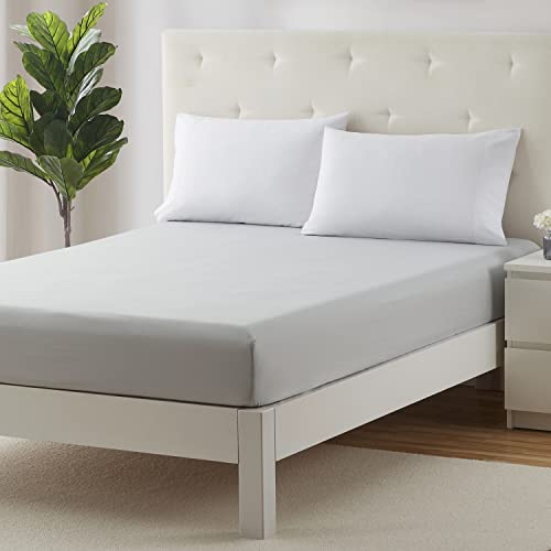 Image of Clara Clark Premier 1800 Deep Pocket Fitted Sheet, Fits up to 16 inch depth - Double Brushed Microfiber.
