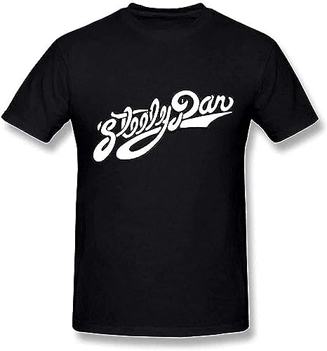Wound Out Men's Steely Dan Logo Black T-Shirt by MavenBlack XL