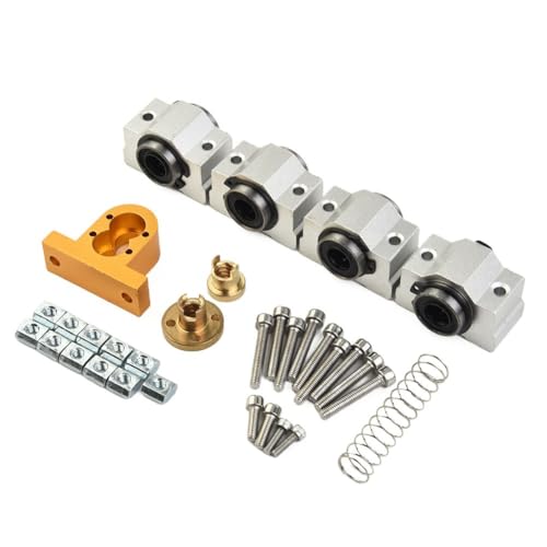 Kit axe X CNC 3018 Pro avec support de roulement métal pour arbre de 12mm
