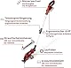 Einhell Akku-Gras- und Strauchschere GE-CG 18/100 Li T-Solo Power X-Change (Li-Ion, 18 V, Teleskopstiel, Schnittbreite Grasschneideblatt 100 mm, Strauchscherenmesser 200 mm, ohne Akku und Ladegerät)