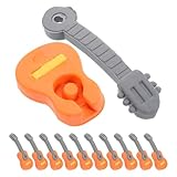 JOINPAYA 20 Stück Radiergummi mit Musikmotiven aus Weichem Tpr in Orange für für Hausaufgaben Musikunterricht und Schulveranstaltungen