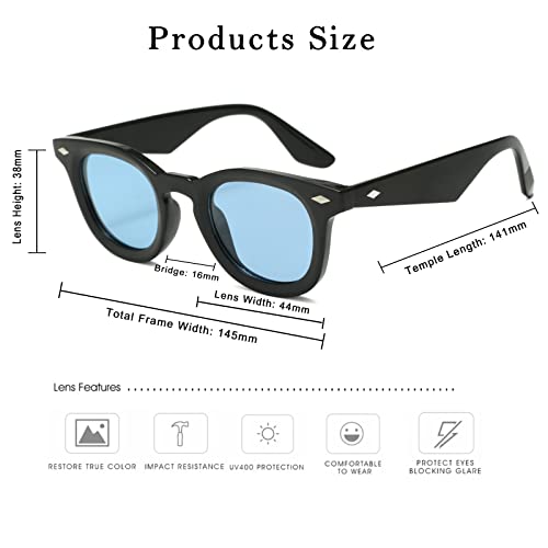 Long Keeper Round Polarized Sunglasses - Women Men Vintage Small Circle Sunglasses Retro Colorful Driving Travel Glasses3